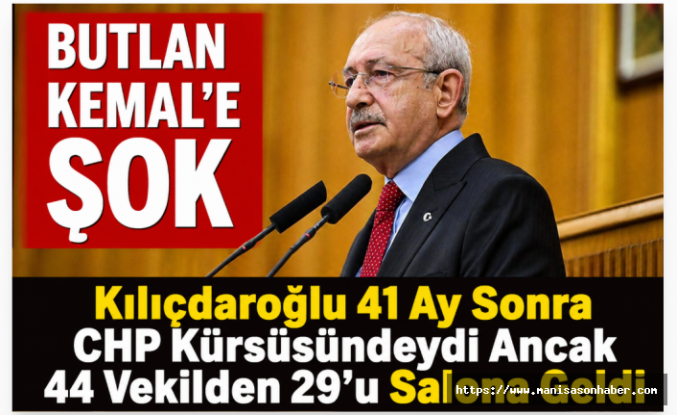 Kılıçdaroğlu 41 Ay Sonra CHP Kürsüsündeydi Ancak 44 Vekilden 29'u Salona Geldi