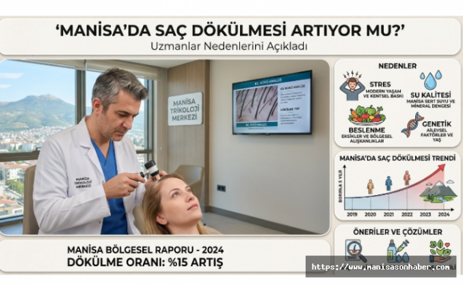 Manisa'da Saç Dökülmesi Artıyor mu? Uzmanlar Nedenlerini Açıkladı