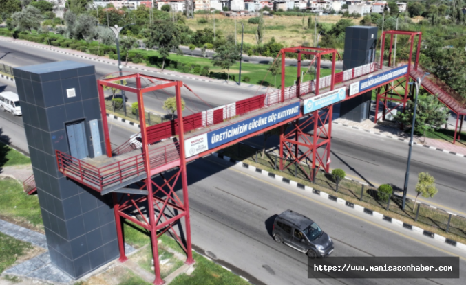 Manisa’da üst geçide asansör kolaylığı