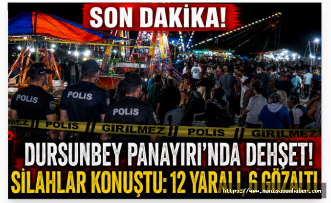 SON DAKİKA! Panayırda Dehşet! Silahlar Konuştu! 12 yaralı var