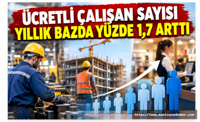 Ücretli çalışan sayısı arttı, sanayide düşüş sürdü