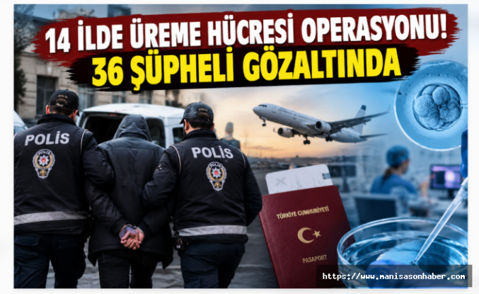 14 İlde Üreme Hücresi Operasyonu! 36 Şüpheli Gözaltında