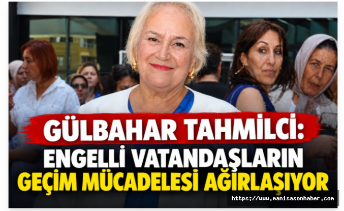 “ENGELLİ VATANDAŞLARIN GEÇİM MÜCADELESİ AĞIRLAŞIYOR”